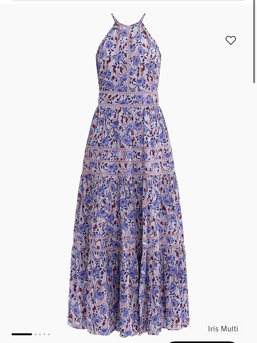Rebecca Taylor Daphne Crinkle Maxi Dress - Sz 4 (NWT)